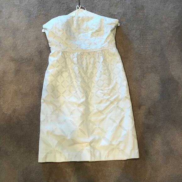 J. crew white strapless dress size 2 - Picture 1 of 4